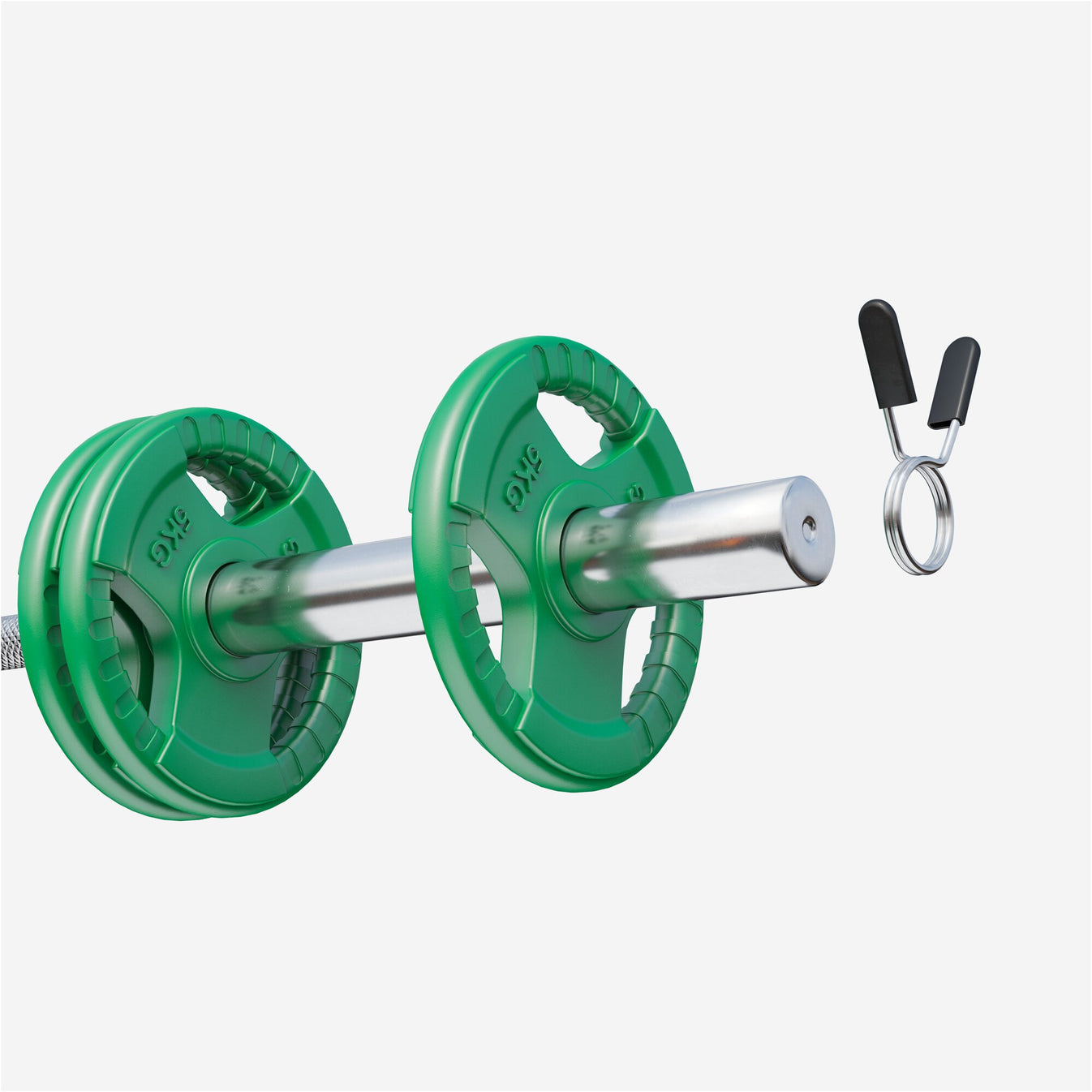 Voordeelbundel 30 kg (6 x 5 kg) Olympische Halterschijven Gripper Gietijzer - 50/51 mm