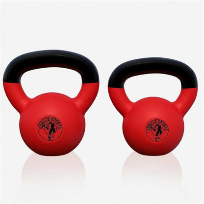 Ensemble Avantage Kettlebells 12 et 16 kg Revêtement Caoutchouc