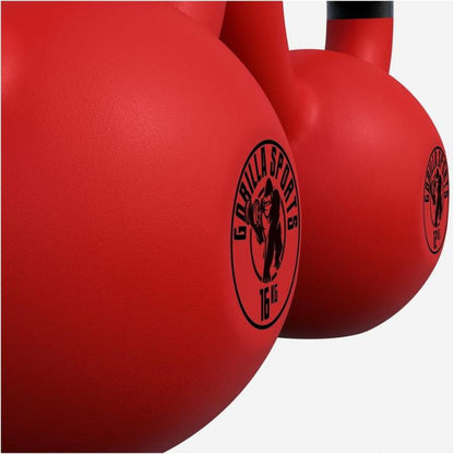 Ensemble Avantage Kettlebells 12 et 16 kg Revêtement Caoutchouc