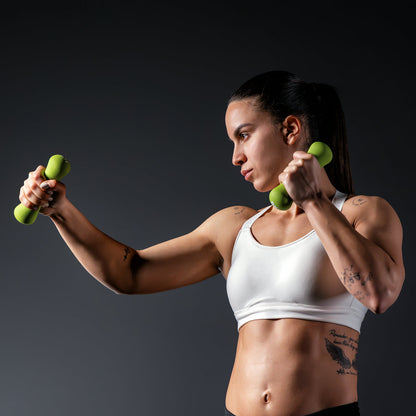 Aerobic barbell set 12 kg with stand