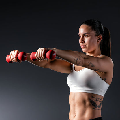 Aerobic barbell set 12 kg with stand