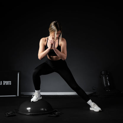 Balance board met weerstandsgrepen