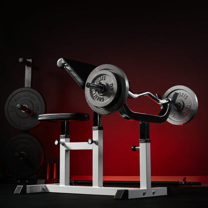 Biceps Curlbank met 38 kg halterset gietijzer