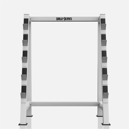 Support d'haltères blanc