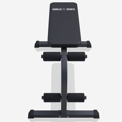 Halter- En Buikspierbank zwart