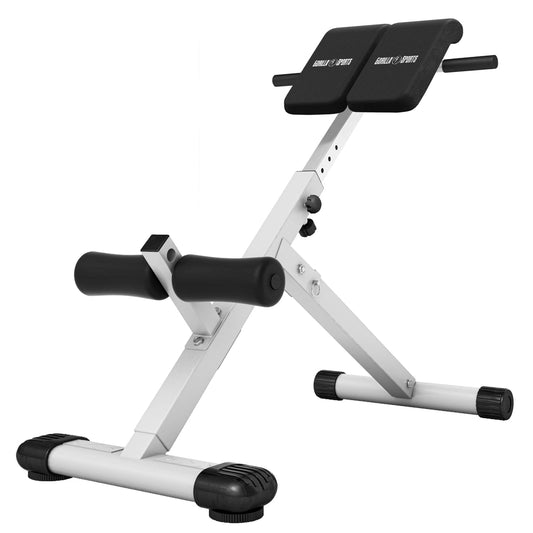Inklapbare buik- en rugtrainer wit