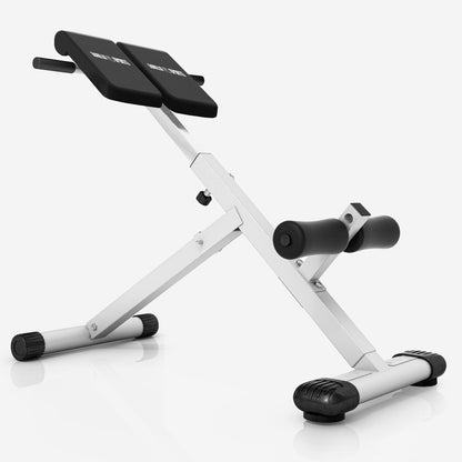 Foldable Abdominal and Back Trainer White