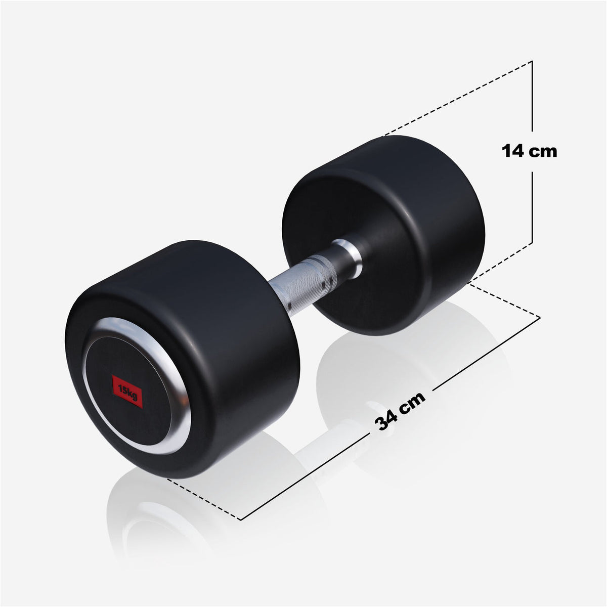 Haltère professionnelle 15 kg