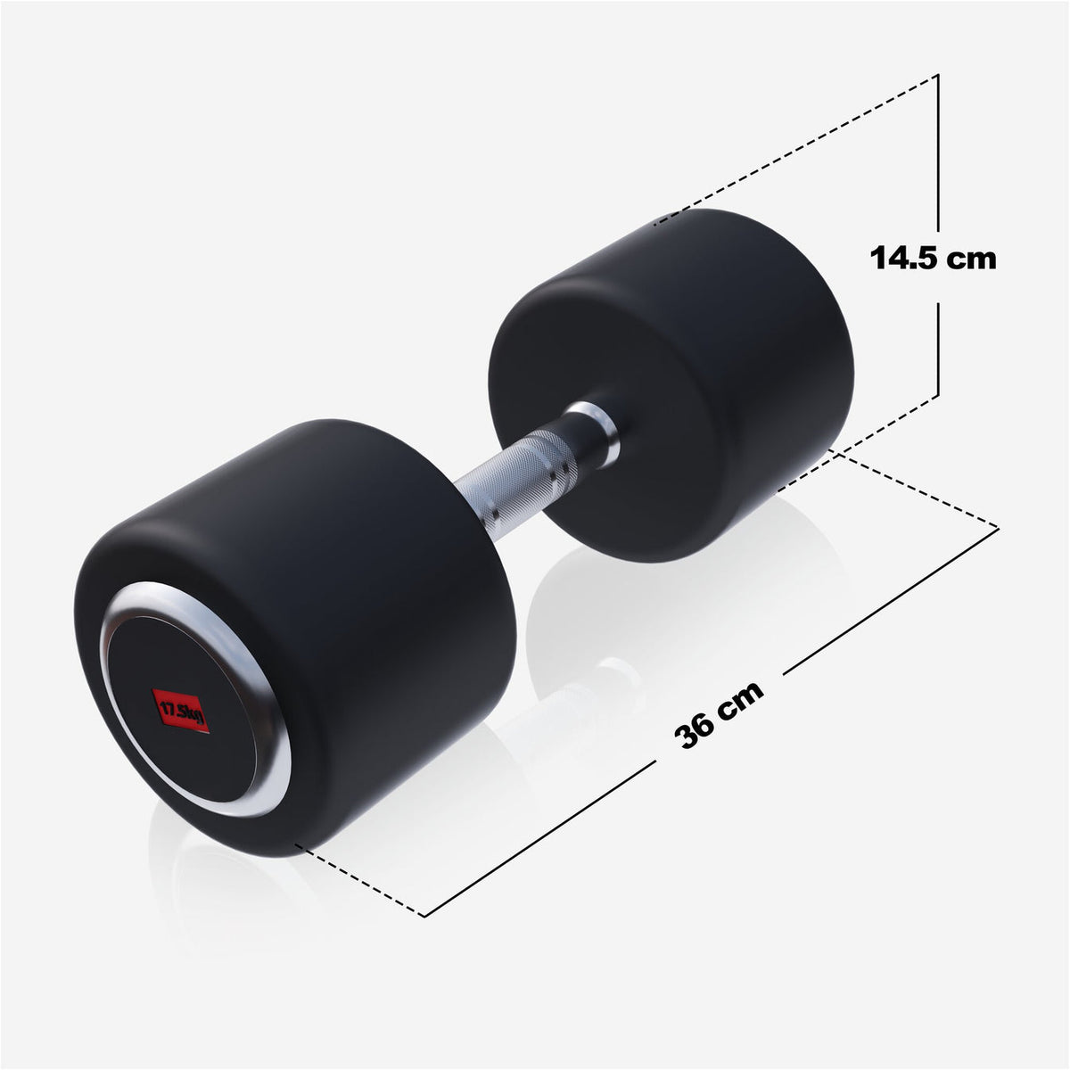 Haltère professionnelle 17,5 kg