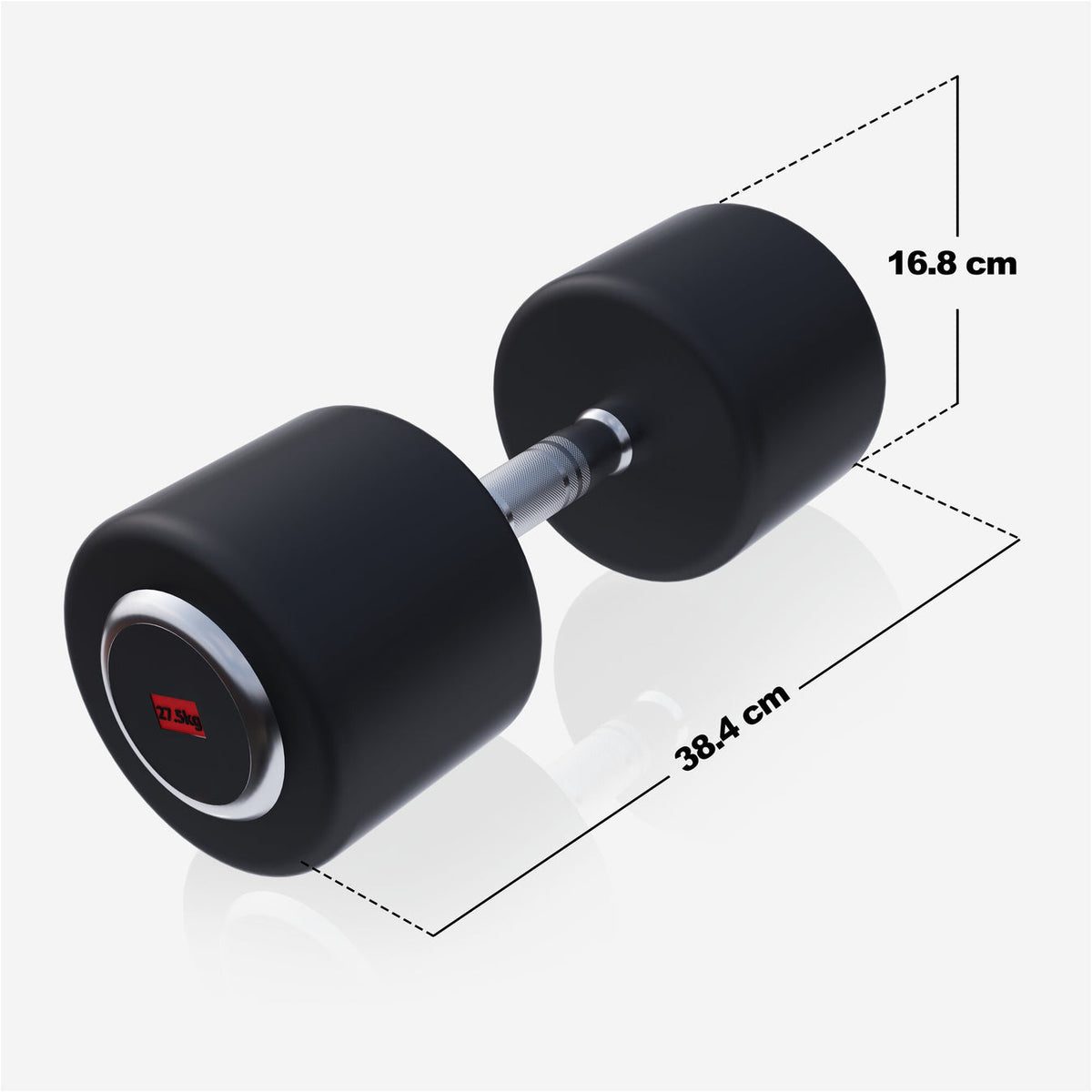 Professionele dumbbell 27,5 kg