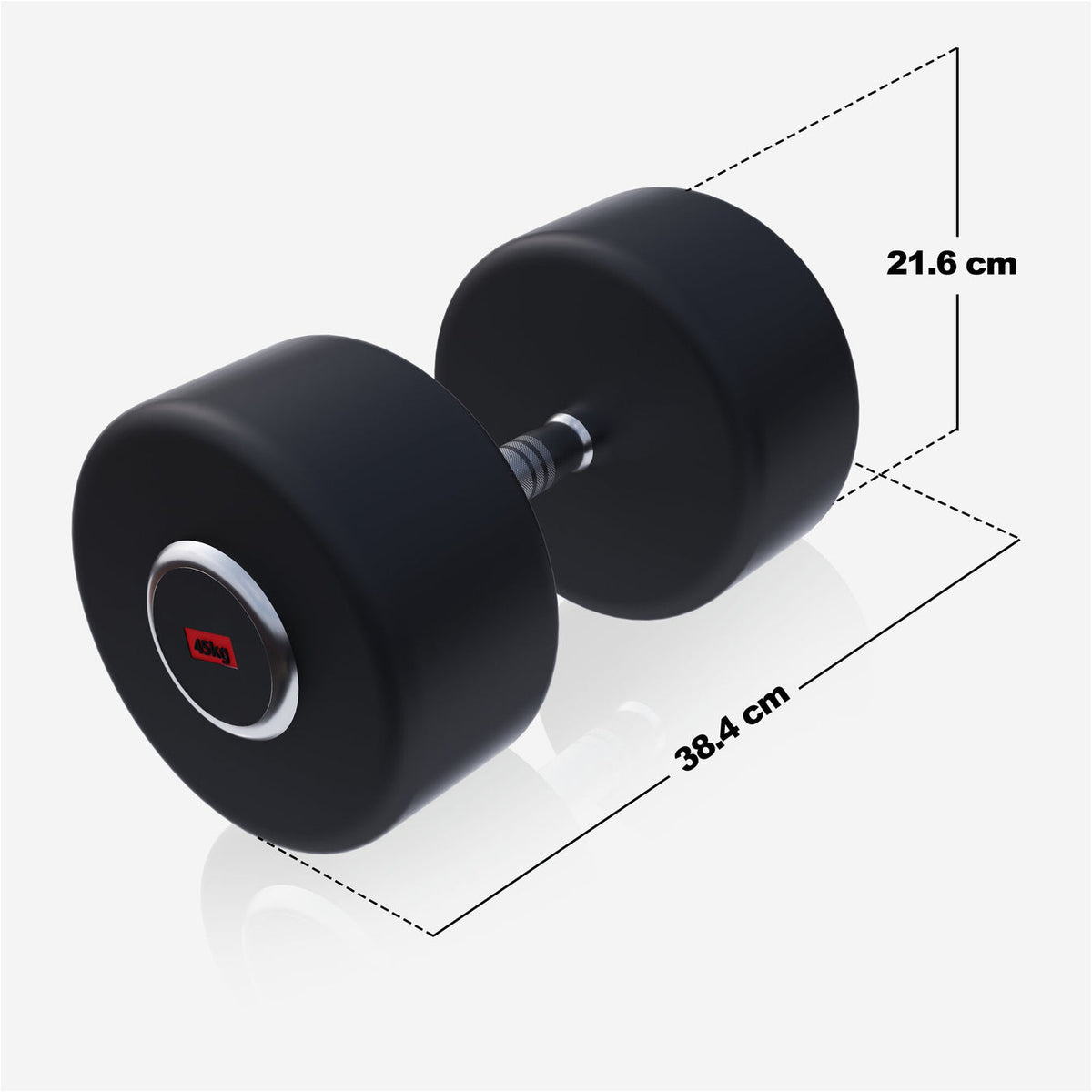 Professionele dumbbell 45 kg