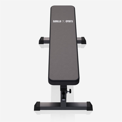 Adjustable Flat Weight Bench White
