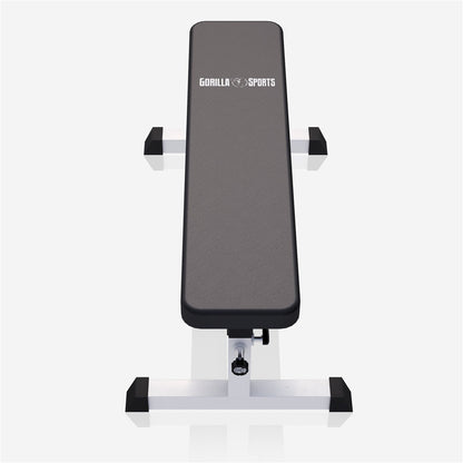 Verstelbare Vlakke Halterbank wit