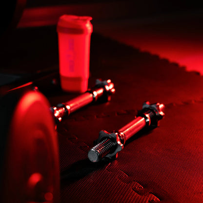 Set dumbbell stangen 42 cm - schroefsluiting