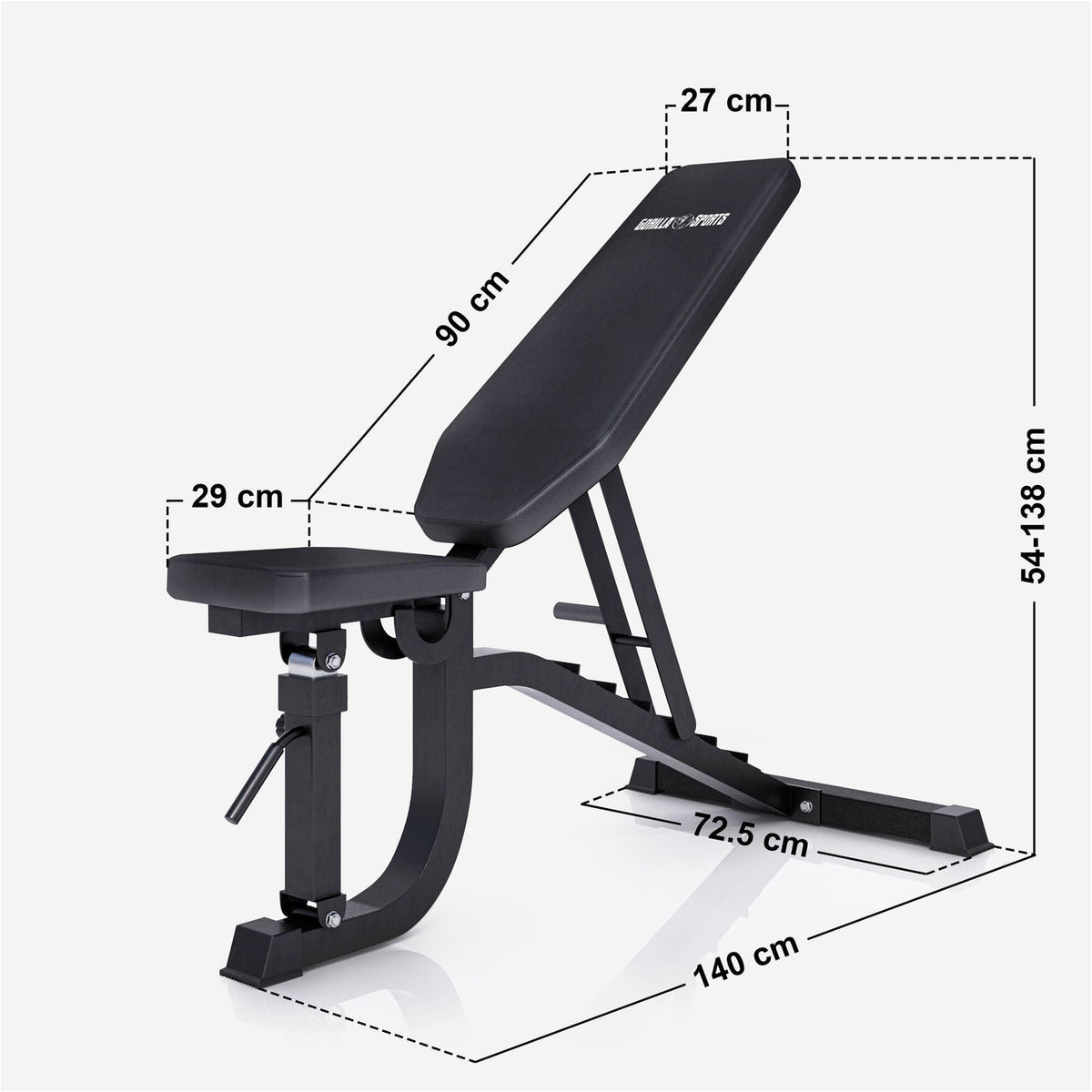 Professionele multifunctionele fitnessbank