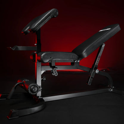 Professionele fitnessbank met curlfuncties
