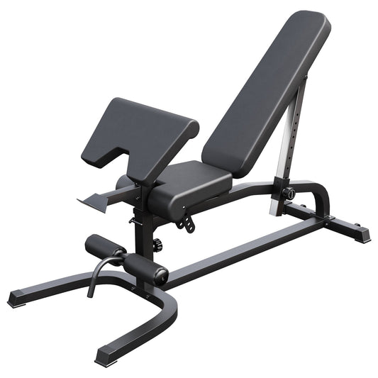 Banc de fitness professionnel avec fonctions curl