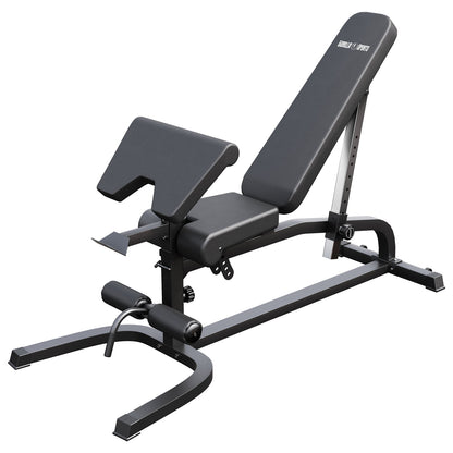 Professionele fitnessbank met curlfuncties