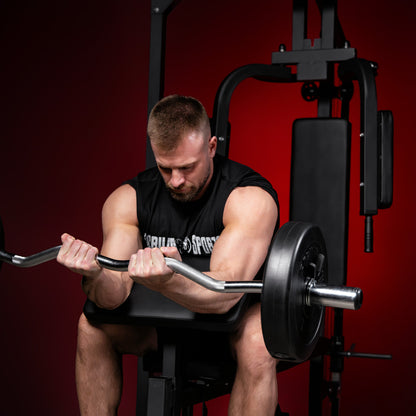 Home Gym Krachtstation met Verstelbare Halterbank