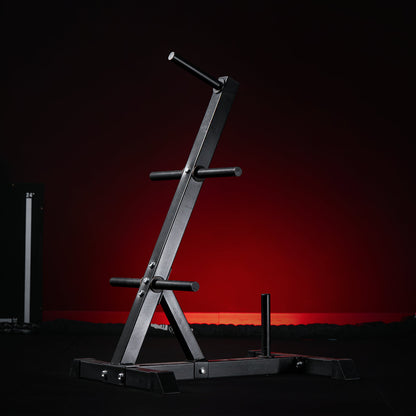 Weight plate stand incl. 77.5 kg cast iron weights