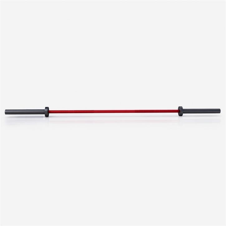 Olympische halterstang 220 cm - 50/51 mm Rood