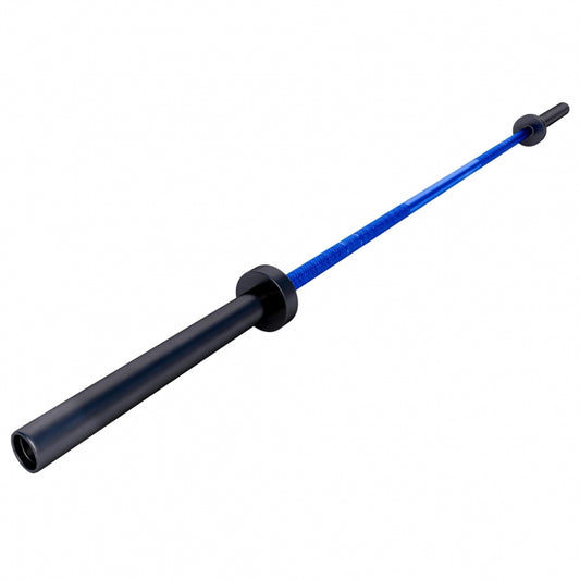 Olympische halterstang 220 cm - 50/51 mm Blauw