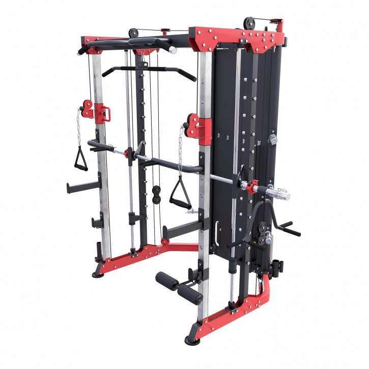 Smith Multistation Power Rack met gewichten