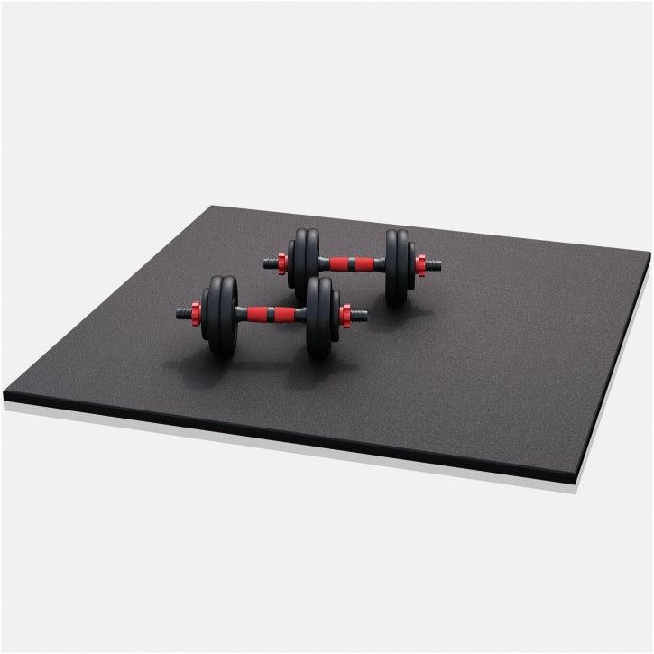 Tapis de protection de sol en caoutchouc 100 x 100 cm