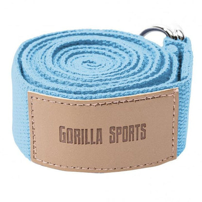 Yoga riem 260 x 3,8 cm Blauw