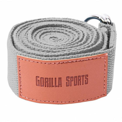 Yoga riem 260 x 3,8 cm Grijs