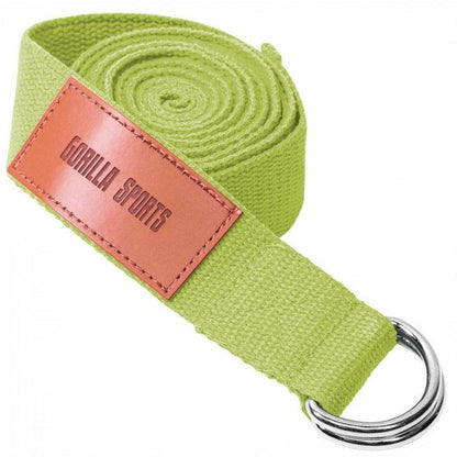 Yoga riem 260 x 3,8 cm Groen