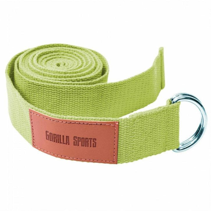 Yoga riem 260 x 3,8 cm Groen