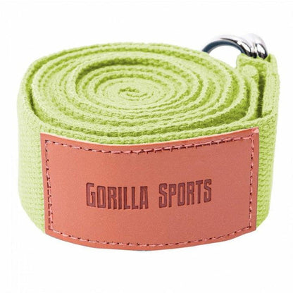 Yoga riem 260 x 3,8 cm Groen