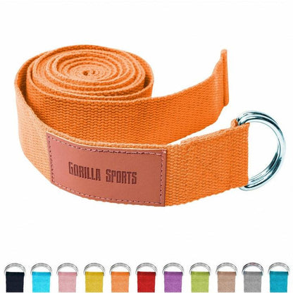 Yoga riem 260 x 3,8 cm Oranje