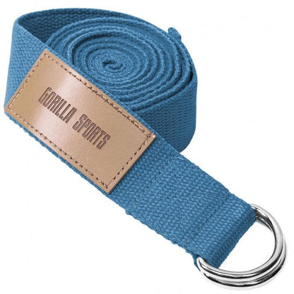 Yoga riem 260 x 3,8 cm Turquoise