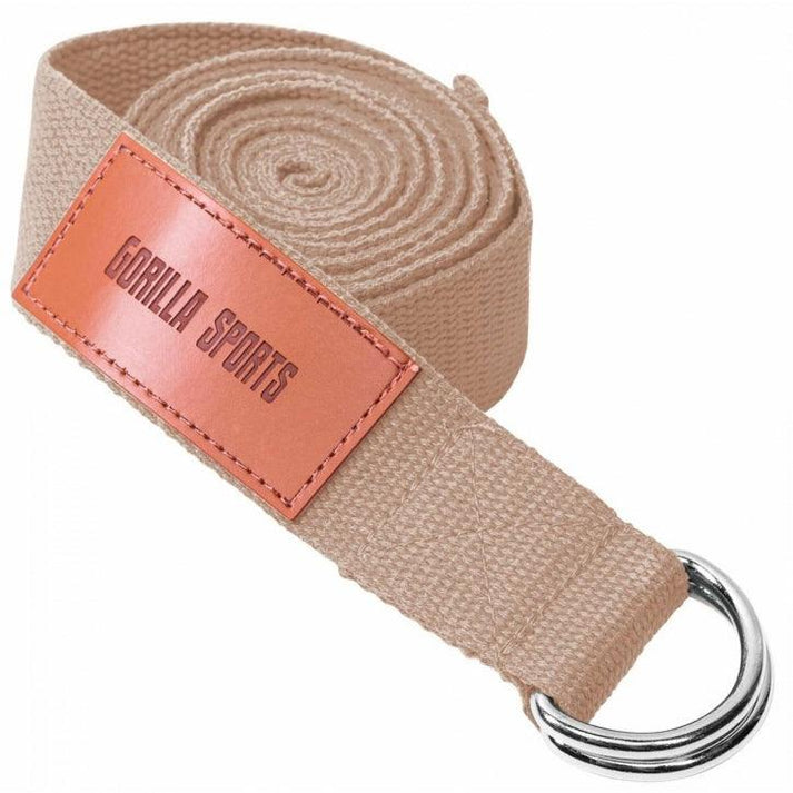 Yoga riem 260 x 3,8 cm Bruin