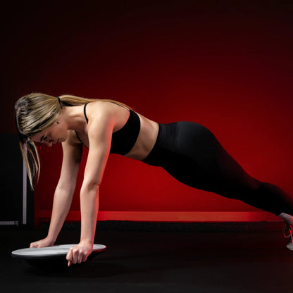 Balance board with handles