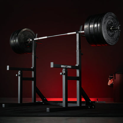 Multi Squat avec ensemble d'haltères olympiques de 167 kg
