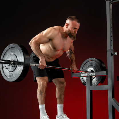 Multi Squat avec ensemble d'haltères olympiques de 167 kg
