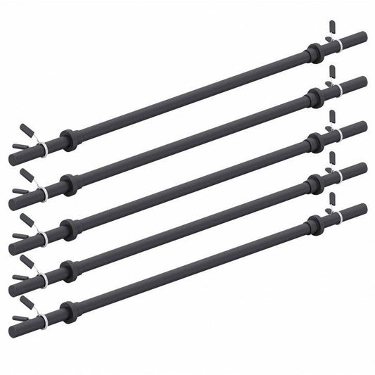 Barres d'aérobic Advantage 130 cm - 5 pièces