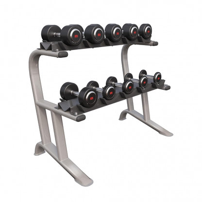 Voordeel Professionele dumbells 90 kg met standaard