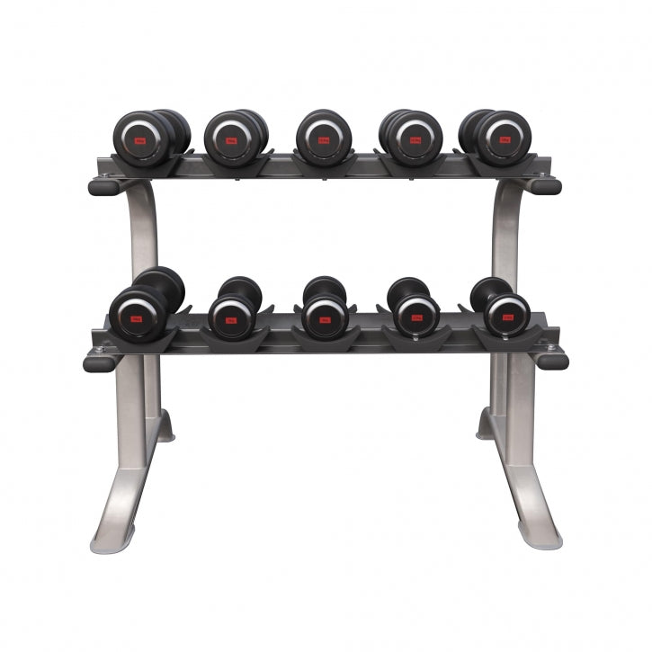 Voordeel Professionele dumbells 90 kg met standaard