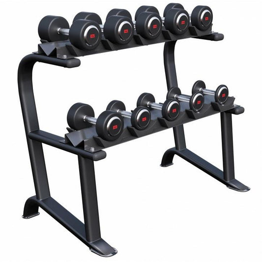 Voordeel Professionele dumbells 90 kg met standaard