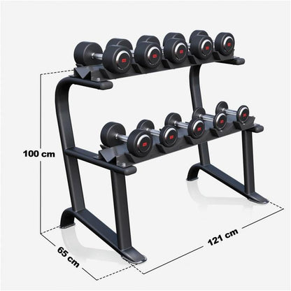 Advantage Professional dumbbells 90 kg with stand