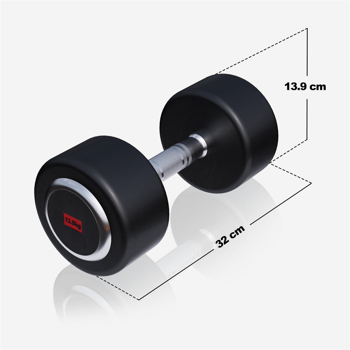 Ensemble d'haltères professionnel 25 kg - 2 x 12,5 kg