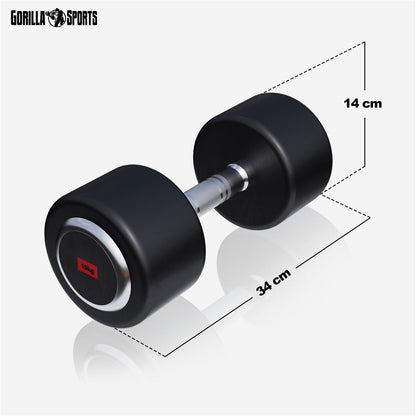 Ensemble d'haltères professionnel 30 kg - 2 x 15 kg