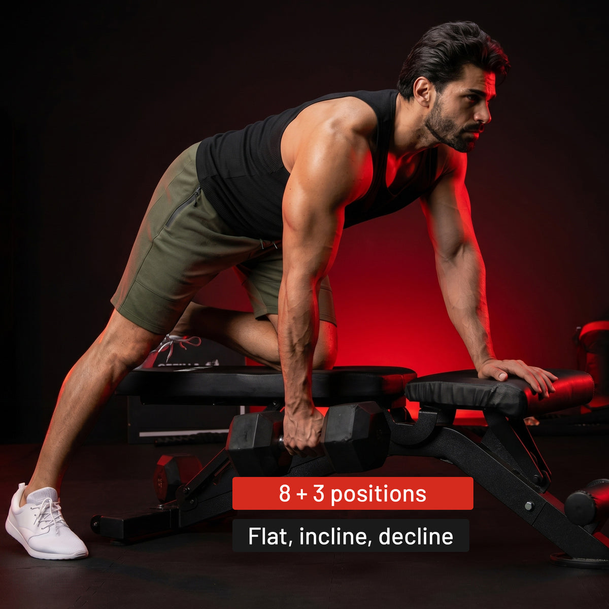 Banc de musculation réglable professionnel