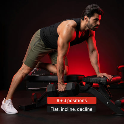 Banc de musculation réglable professionnel