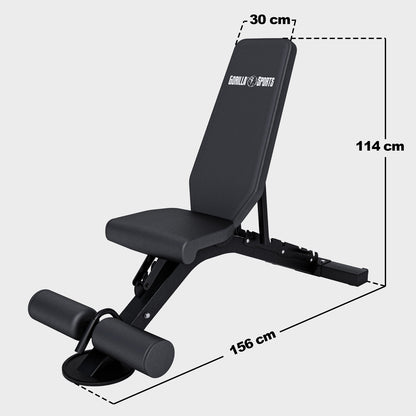 Banc de musculation réglable professionnel