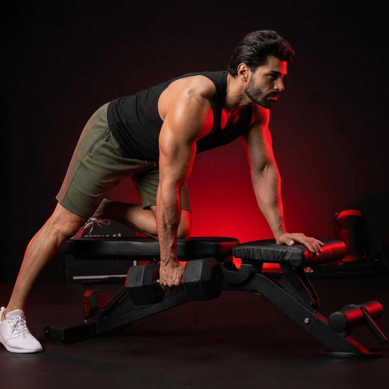 Banc de musculation réglable professionnel